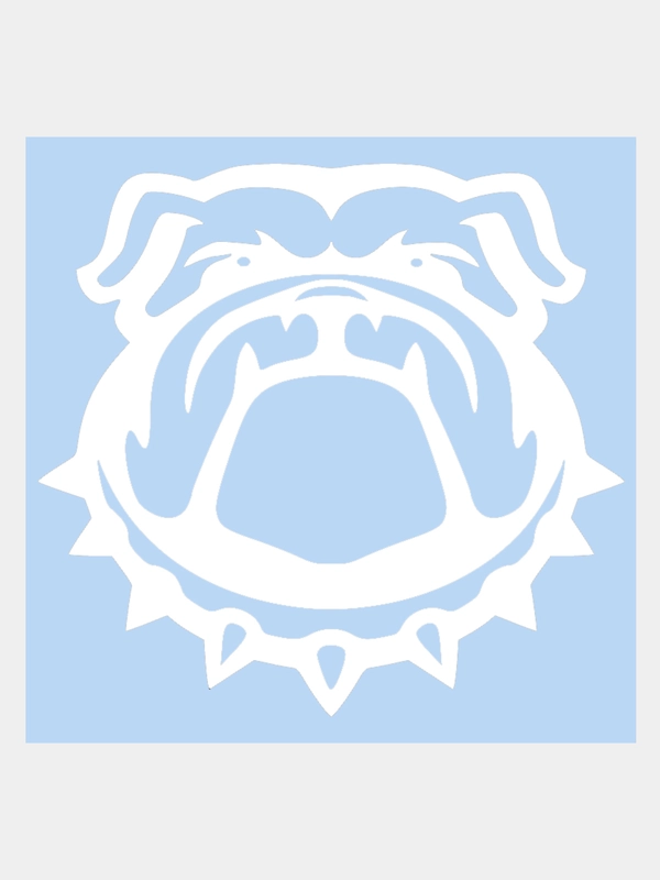 Наклейка на авто "БУЛЬДОГ - BULLDOG" 15х14см