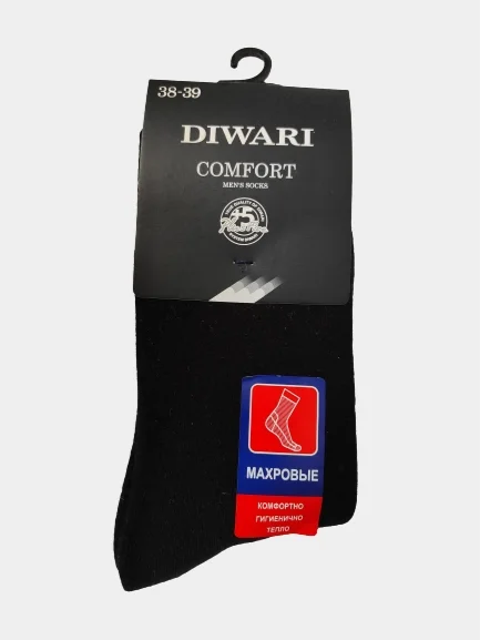 Носки мужские махровые из хлопка, Diwari Comfort 7С-24СП