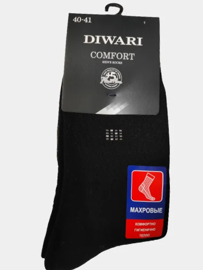 Носки мужские махровые из хлопка, Diwari Comfort 7С-24СП