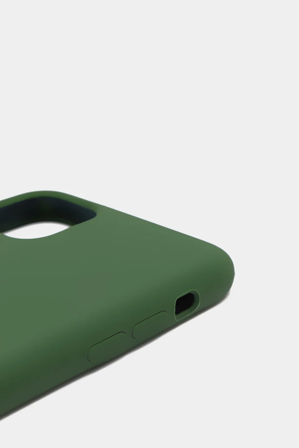 Зеленый силиконовый чехол Iphone с логотипом
