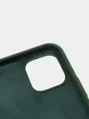 Зеленый силиконовый чехол Iphone с логотипом