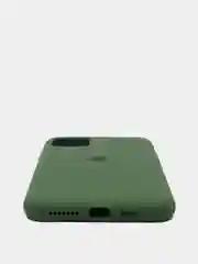 Зеленый силиконовый чехол Iphone с логотипом