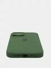 Зеленый силиконовый чехол Iphone с логотипом