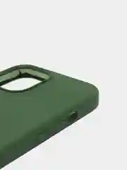 Зеленый силиконовый чехол Iphone с логотипом