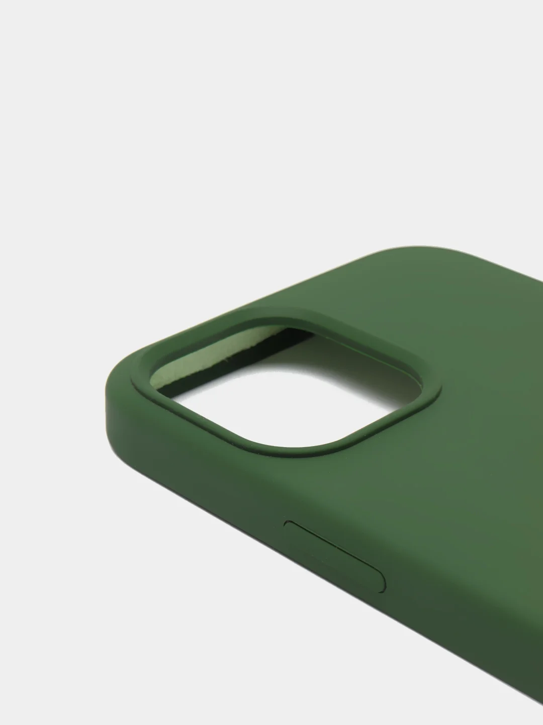 Зеленый силиконовый чехол Iphone с логотипом