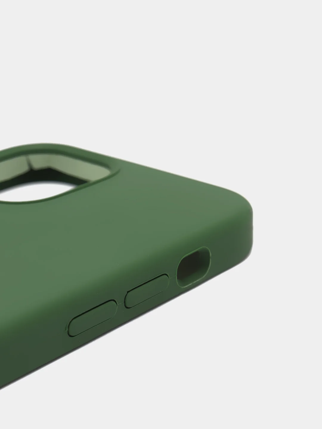 Зеленый силиконовый чехол Iphone с логотипом