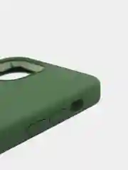 Зеленый силиконовый чехол Iphone с логотипом