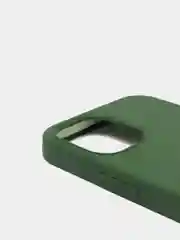 Зеленый силиконовый чехол Iphone с логотипом