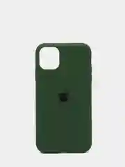 Зеленый силиконовый чехол Iphone с логотипом