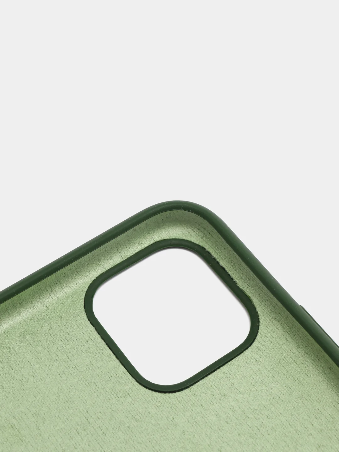 Зеленый силиконовый чехол Iphone с логотипом