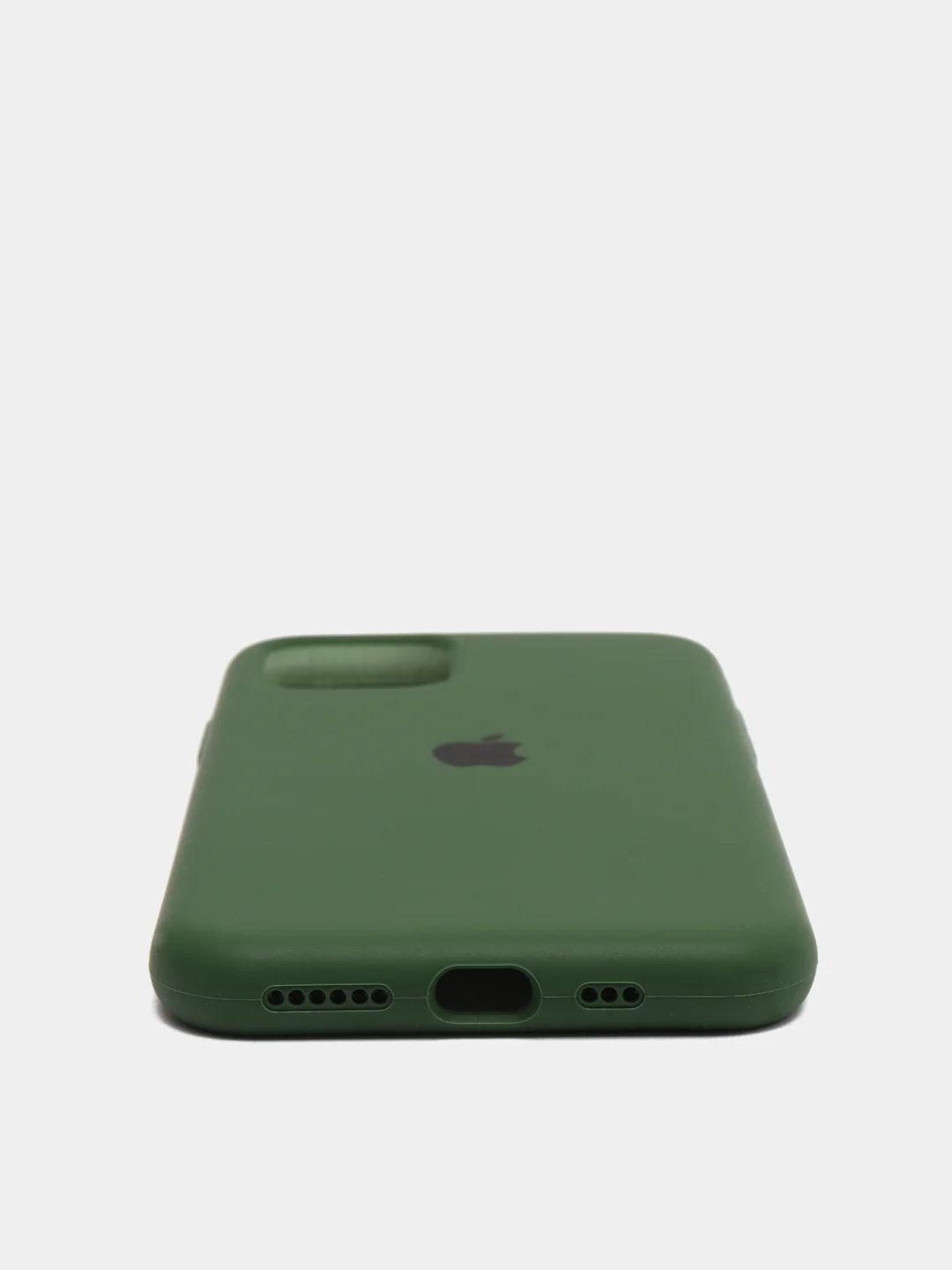 Зеленый силиконовый чехол Iphone с логотипом