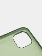 Зеленый силиконовый чехол Iphone с логотипом