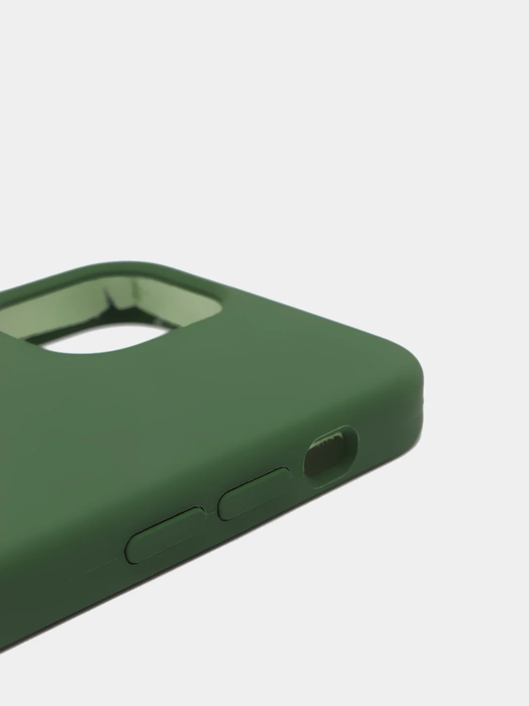 Зеленый силиконовый чехол Iphone с логотипом