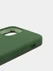 Зеленый силиконовый чехол Iphone с логотипом