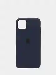 Темно-синий силиконовый чехол Iphone с логотипом