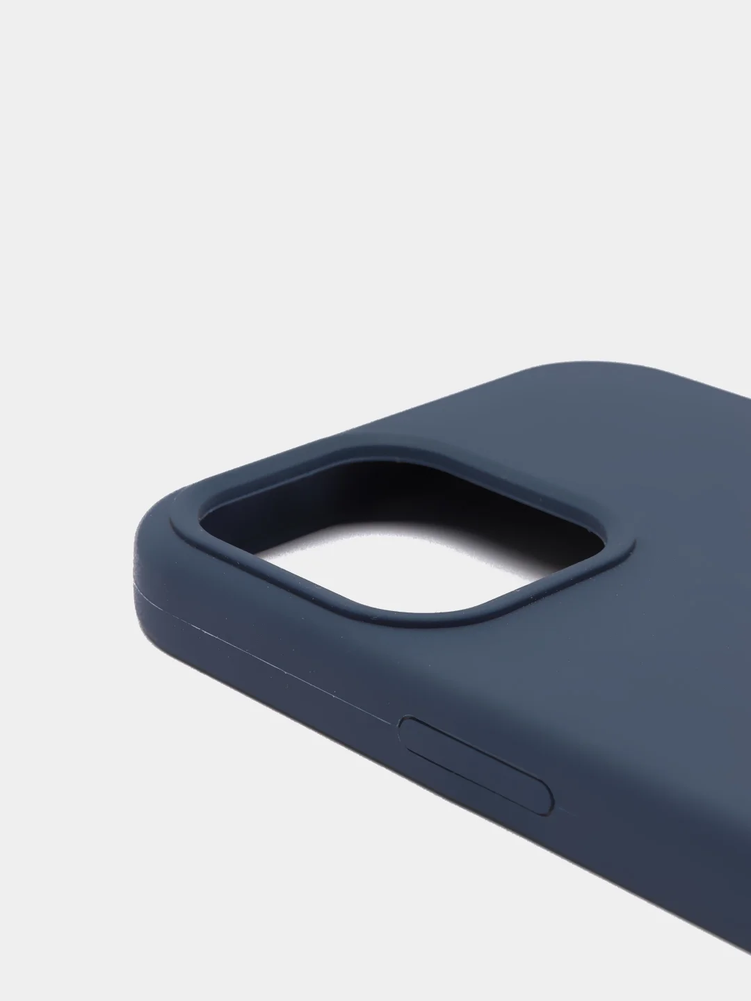 Темно-синий силиконовый чехол Iphone с логотипом