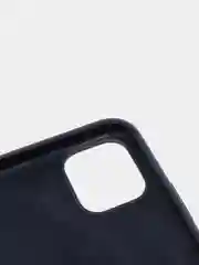 Темно-синий силиконовый чехол Iphone с логотипом