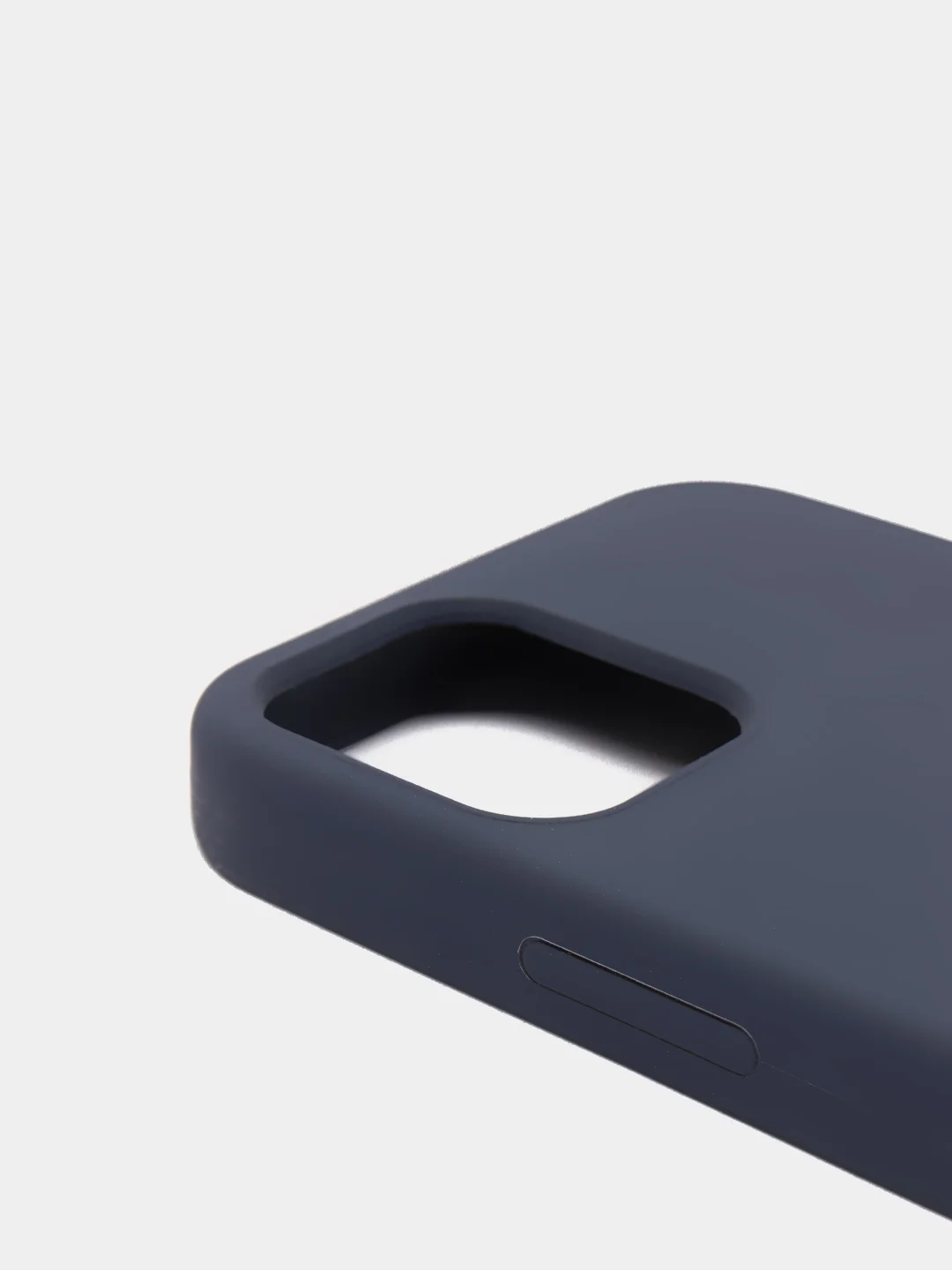 Темно-синий силиконовый чехол Iphone с логотипом