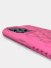 Чехол iPhone 13, 13 Pro, 13 Pro Max силиконовый со съемной крышкой и стразами