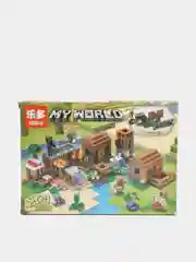 Коричневый конструктор LEDUO "My World" 4 в 1, 180-245 деталей