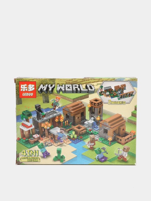 Конструктор LEDUO "My World" 4 в 1, 180-245 деталей