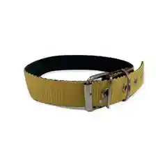 Желтый ошейник 56см,25мм капрон STRONG DOG