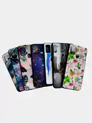 Чехол из закалённого стекла для Samsung, с принтом