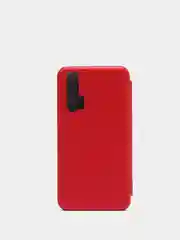 Красный чехол книжка для Huawei Honor P20/20 Pro/30/8X/PSmart 2018/9X Lite/Mate 20 Lite/P40/10/Y6P