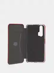 Красный чехол книжка для Huawei Honor P20/20 Pro/30/8X/PSmart 2018/9X Lite/Mate 20 Lite/P40/10/Y6P