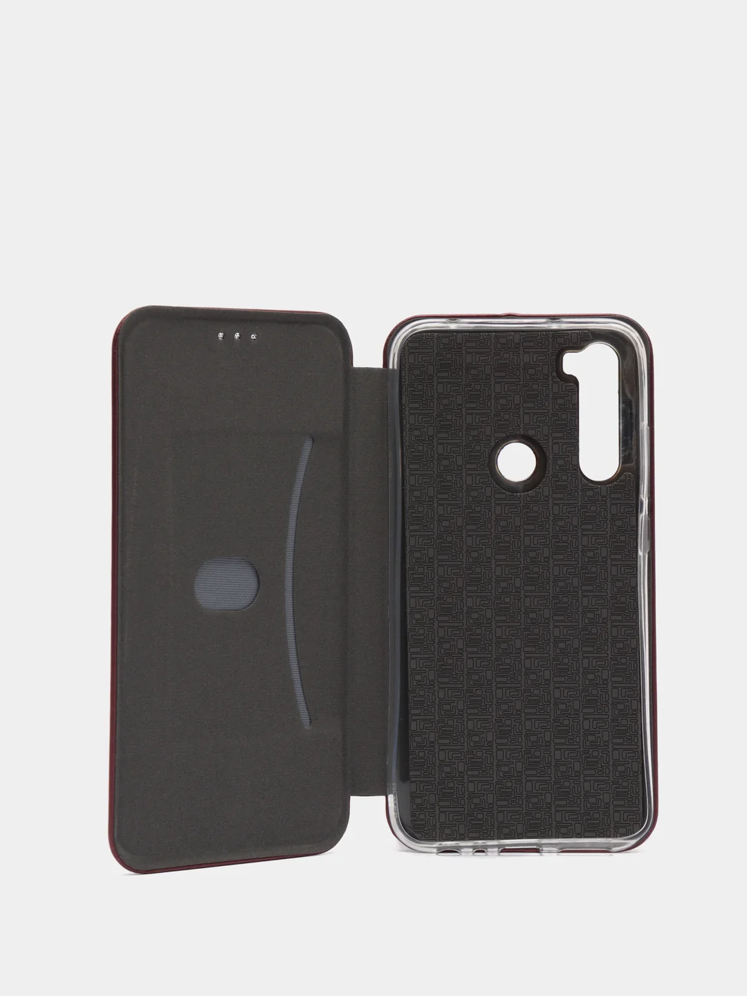 Багровый чехол-книжка для Xiaomi Mi5/Mi5C/Mi5S/Mi6 Plus/S2/6 Pro/8/8A/Note8/Mi A3/X3/Mi9 SE/Mi9T