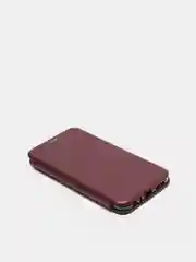 Багровый чехол-книжка для Xiaomi Mi5/Mi5C/Mi5S/Mi6 Plus/S2/6 Pro/8/8A/Note8/Mi A3/X3/Mi9 SE/Mi9T
