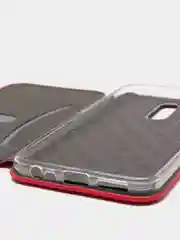 Красный чехол-книжка для Xiaomi Mi5/Mi5C/Mi5S/Mi6 Plus/S2/6 Pro/8/8A/Note8/Mi A3/X3/Mi9 SE/Mi9T