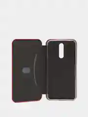 Красный чехол-книжка для Xiaomi Mi5/Mi5C/Mi5S/Mi6 Plus/S2/6 Pro/8/8A/Note8/Mi A3/X3/Mi9 SE/Mi9T