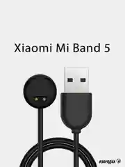 Черный usb кабель для зарядки для Xiaomi Mi Band 2/3/4/5/6/7/7Pro