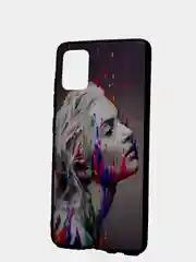 Багровый чехол с принтом для Samsung, iPhone, Redmi 9c