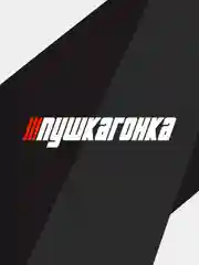 Наклейка на автомобиль "Пушка гонка"