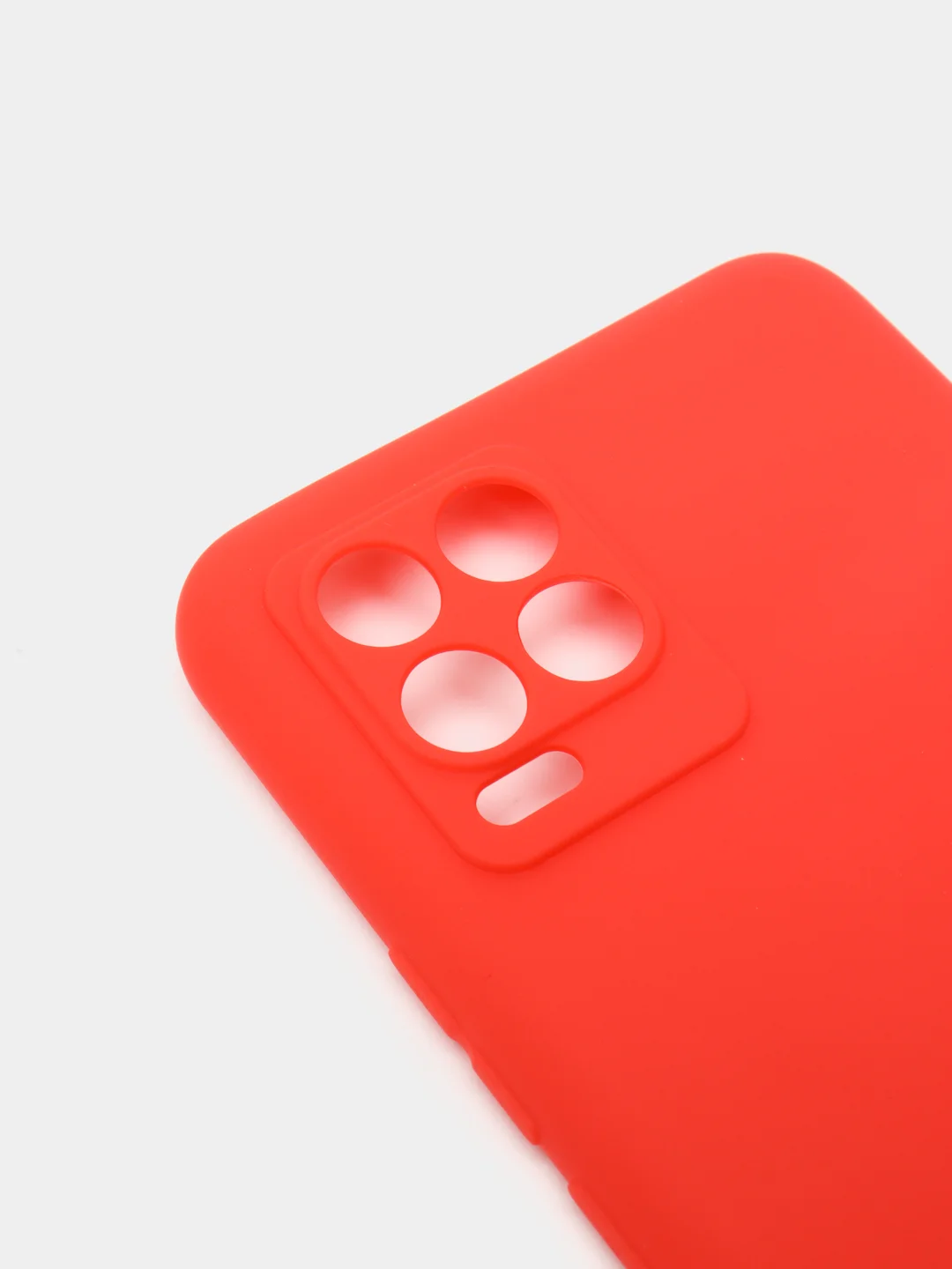 Красный чехол мягкий накладка для Realme C21, C11, C15, C3, C20, 8