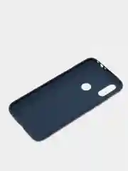Темно-синий чехол Xiaomi Redmi 7, Сяоми Редми 7, силиконовый черный, синий, красный