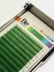 Ресницы Цветные  Зеленые Микс Биперфект  наращивание ресниц  клей Бп