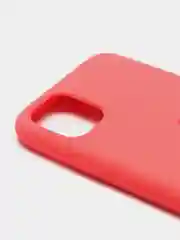 Коралловый чехол Silicone case для iPhone 11 с открытым низом