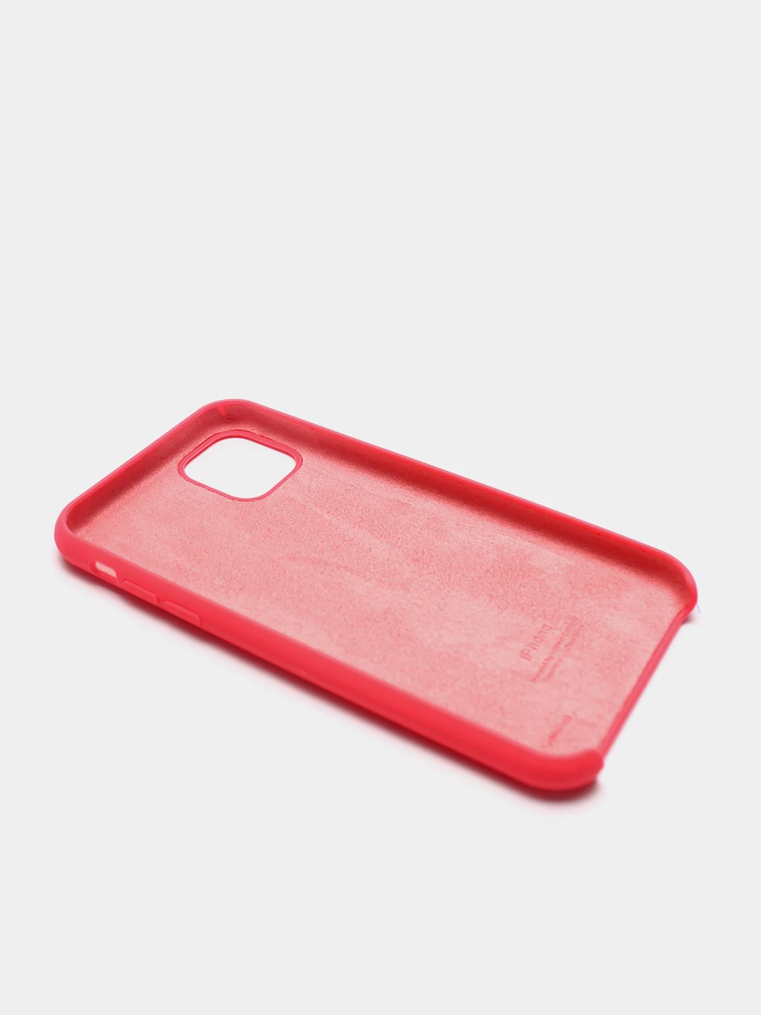 Коралловый чехол Silicone case для iPhone 11 с открытым низом