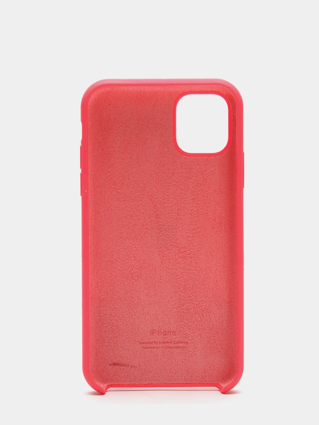 Коралловый чехол Silicone case для iPhone 11 с открытым низом