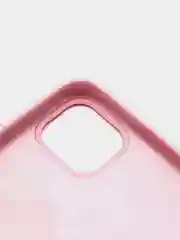 Розовый чехол Silicone case для iPhone 11 с открытым низом