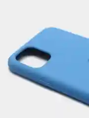 Синий чехол Silicone case для iPhone 11 с открытым низом