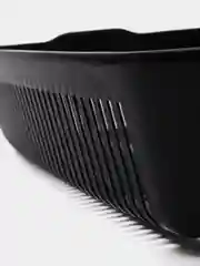 Черный лоток для кошачьего туалета с сеткой, малый