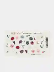 Наклейка для дизайна ногтей Lucky Rose Цветы Пионы, слайдер для маникюра под гель-лак