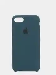 Темно-синий чехол - Накладка Silicon case iphone 8