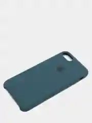 Темно-синий чехол - Накладка Silicon case iphone 8