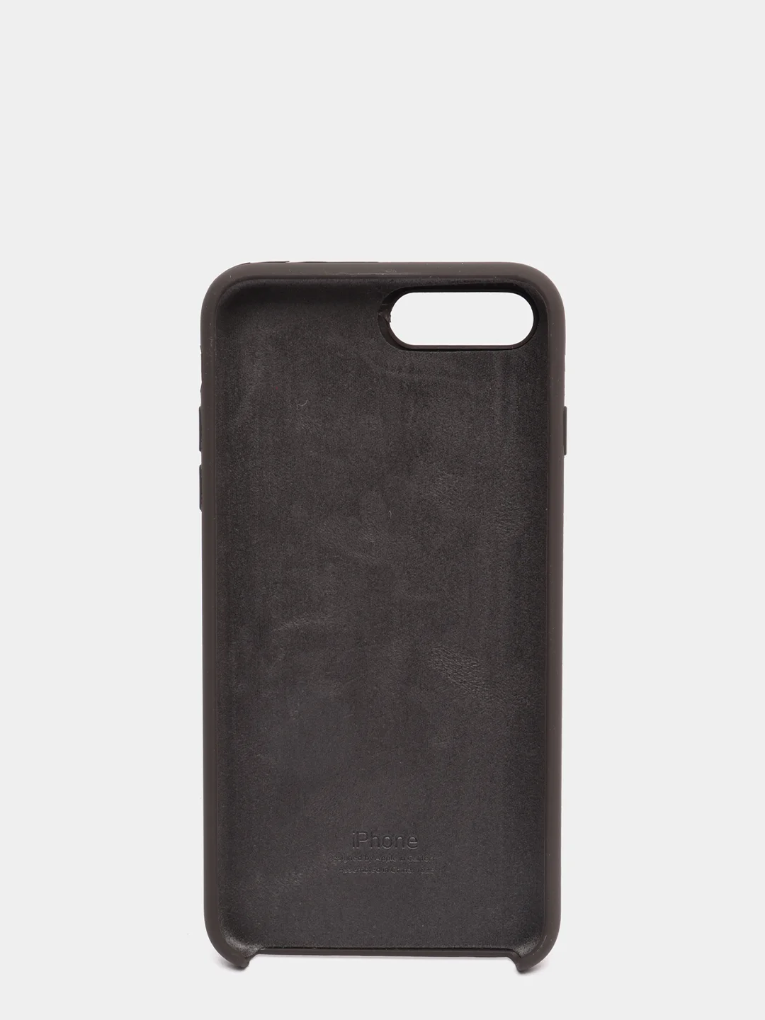 Угольный чехол - Накладка Silicon case iphone 8