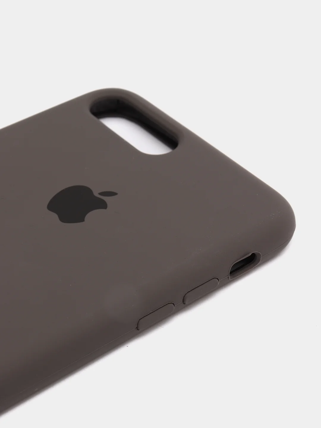 Угольный чехол - Накладка Silicon case iphone 8